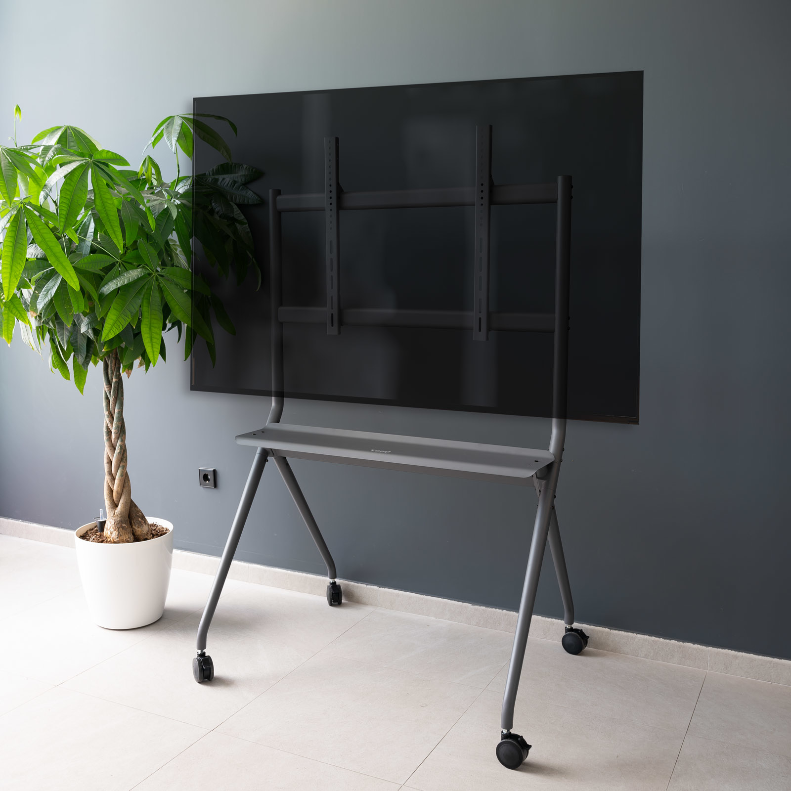 SOPORTE DE SUELO CON RUEDAS TOOQ FS20205M-B 50" - 86" CARGA MAXIMA 120KG