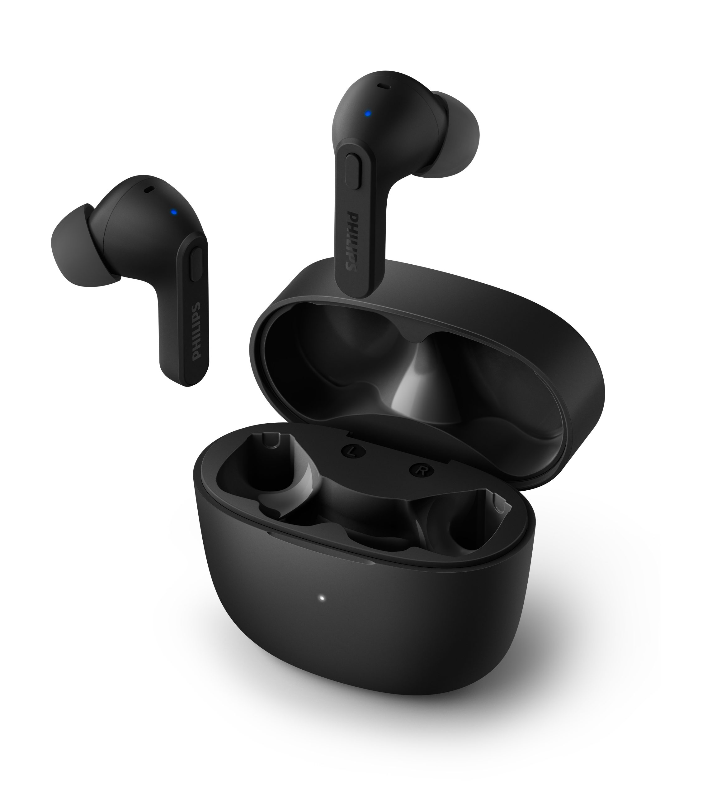 AURICULARES BLUETOOTH PHILIPS TAT2206BK/00 BLACK IPX4 ESTUCHE DE CARGA
