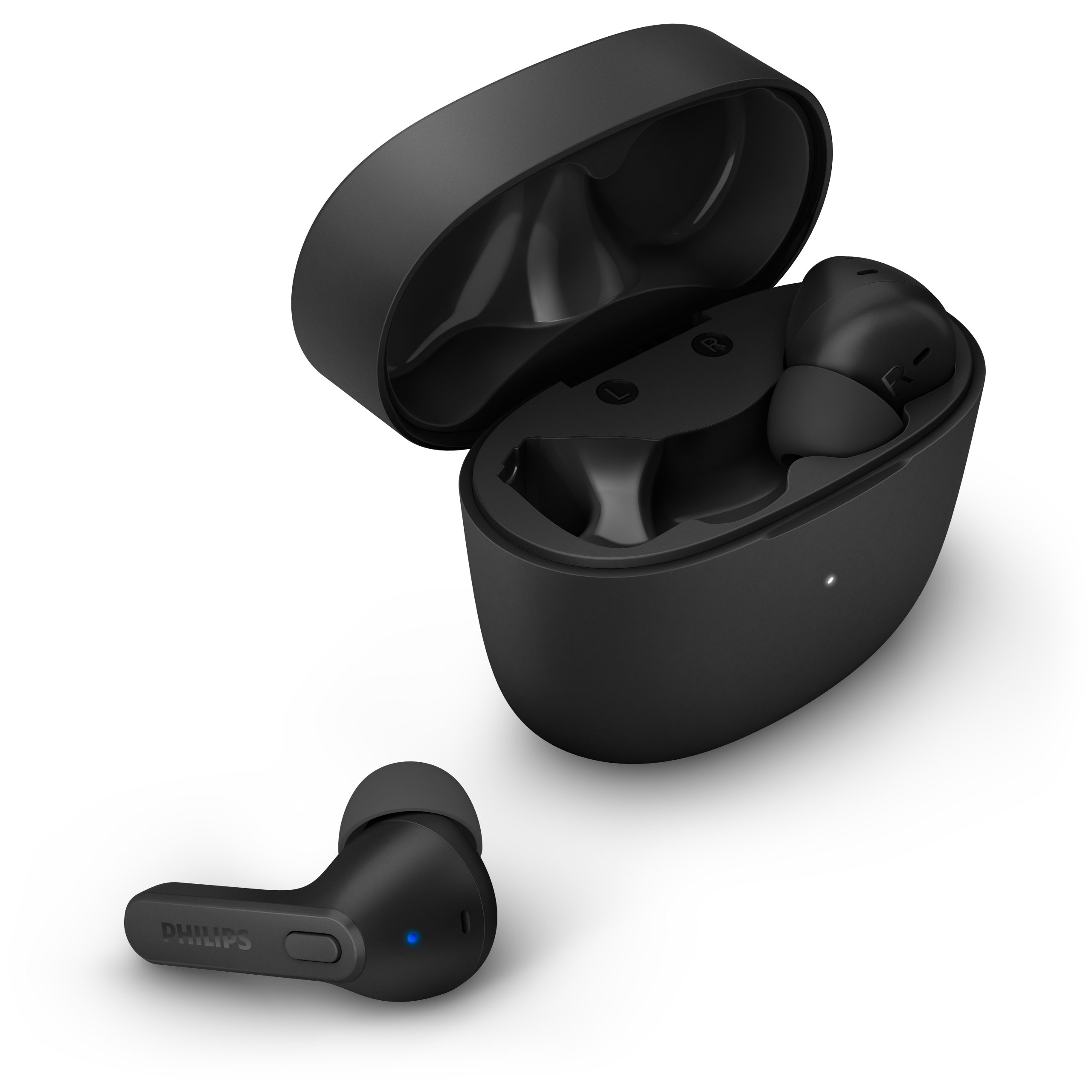 AURICULARES BLUETOOTH PHILIPS TAT2206BK/00 BLACK IPX4 ESTUCHE DE CARGA