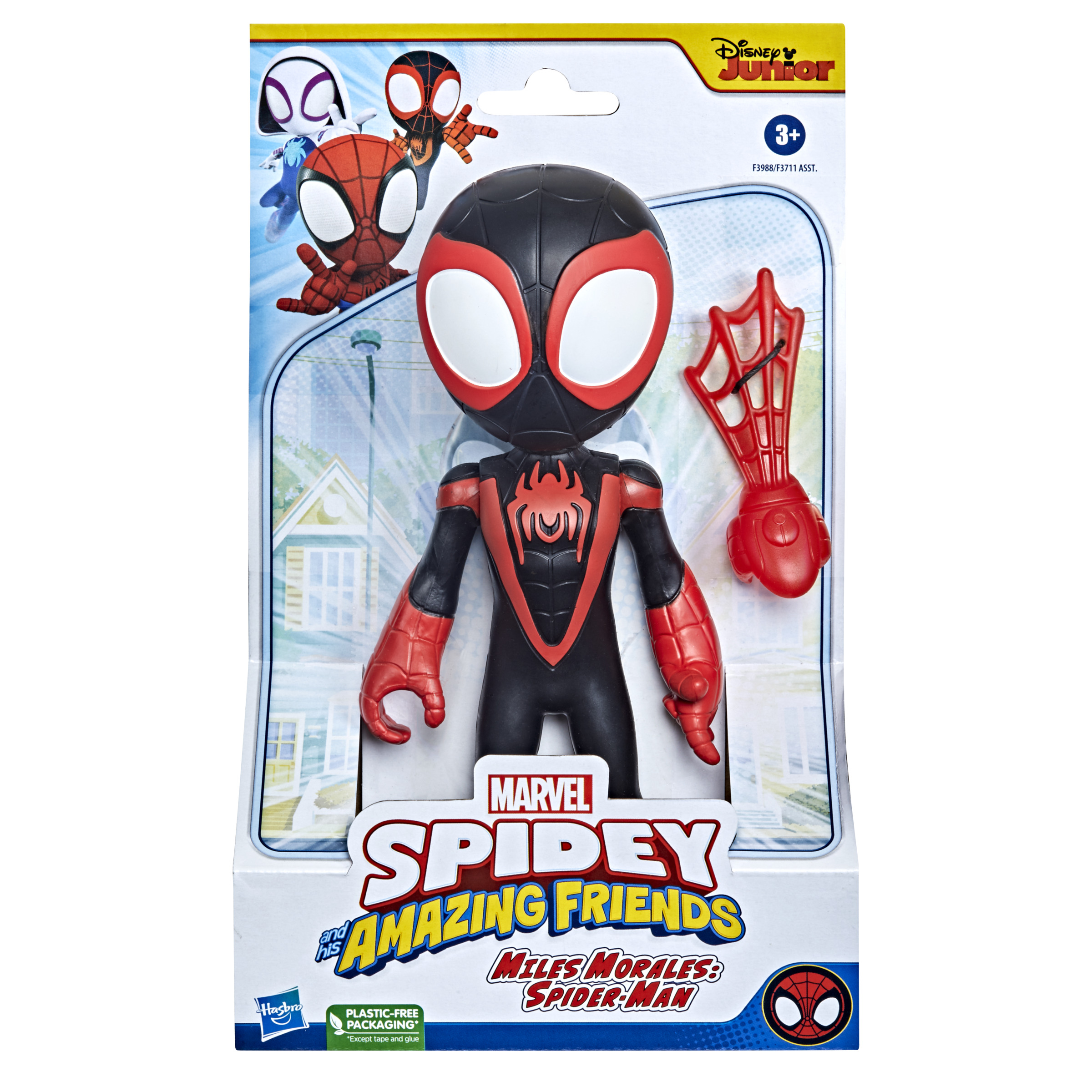 FIGURA GIGANTE HASBRO MARVEL SPIDEY AND HIS AMAZING FRIENDS MILES MORALES