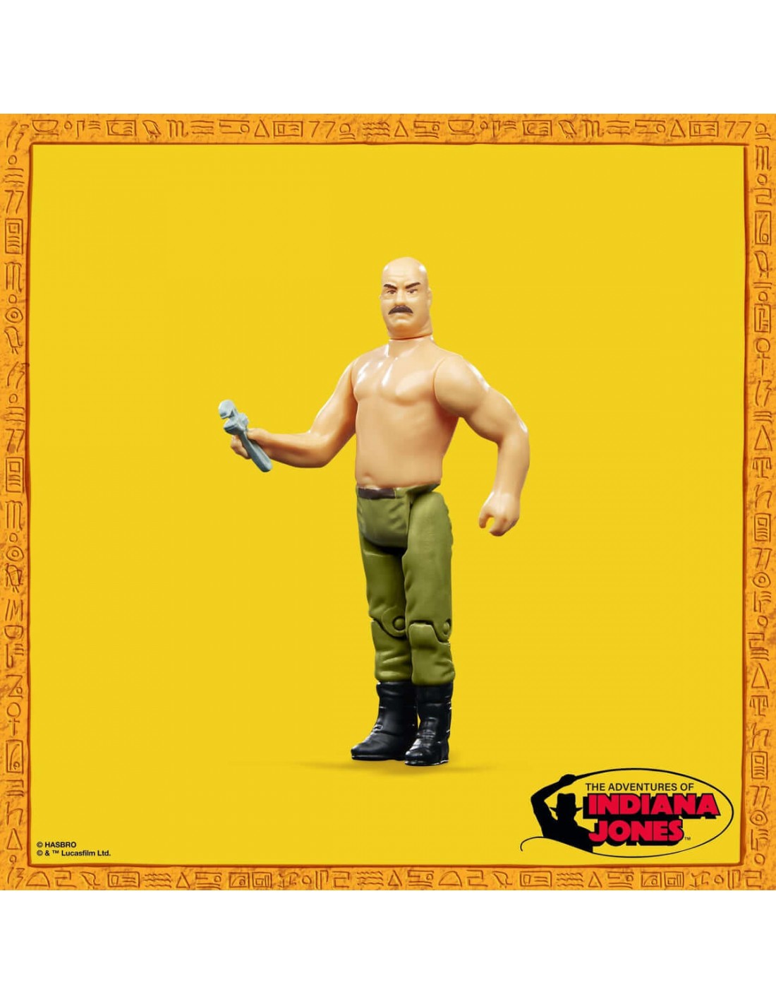 FIGURA HASBRO INDIANA JONES RETRO COLLECTION MECÁNICO ALEMÁN