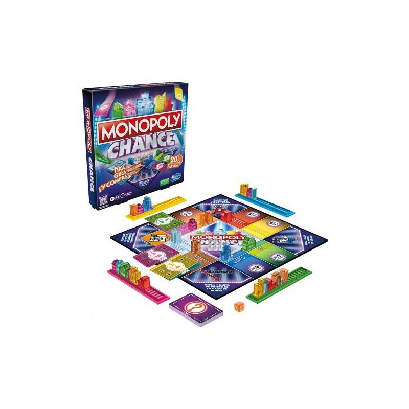 JUEGO DE MESA HASBRO MONOPOLY CHANCE ESPAÑOL
