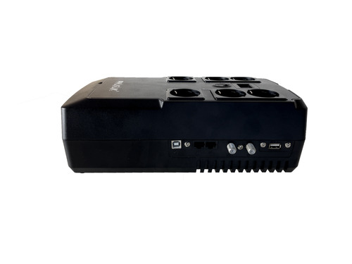 SAI UPS PHASAK 800VA INTERACT KYPTOS PH 9478 S 3xSCHUKO 3xSURGE PROTECT RJ45 USB 0.8KVA