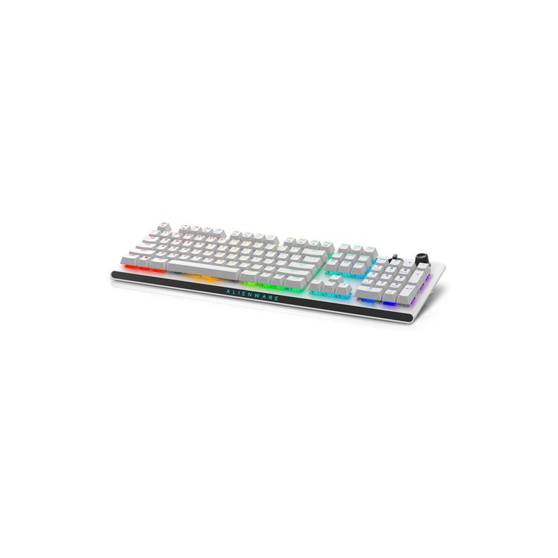 TECLADO DELL ALIENWARE TRI-MODE WIRELESS GAMING AW920K INALAMBRICO INGLES BLANCO