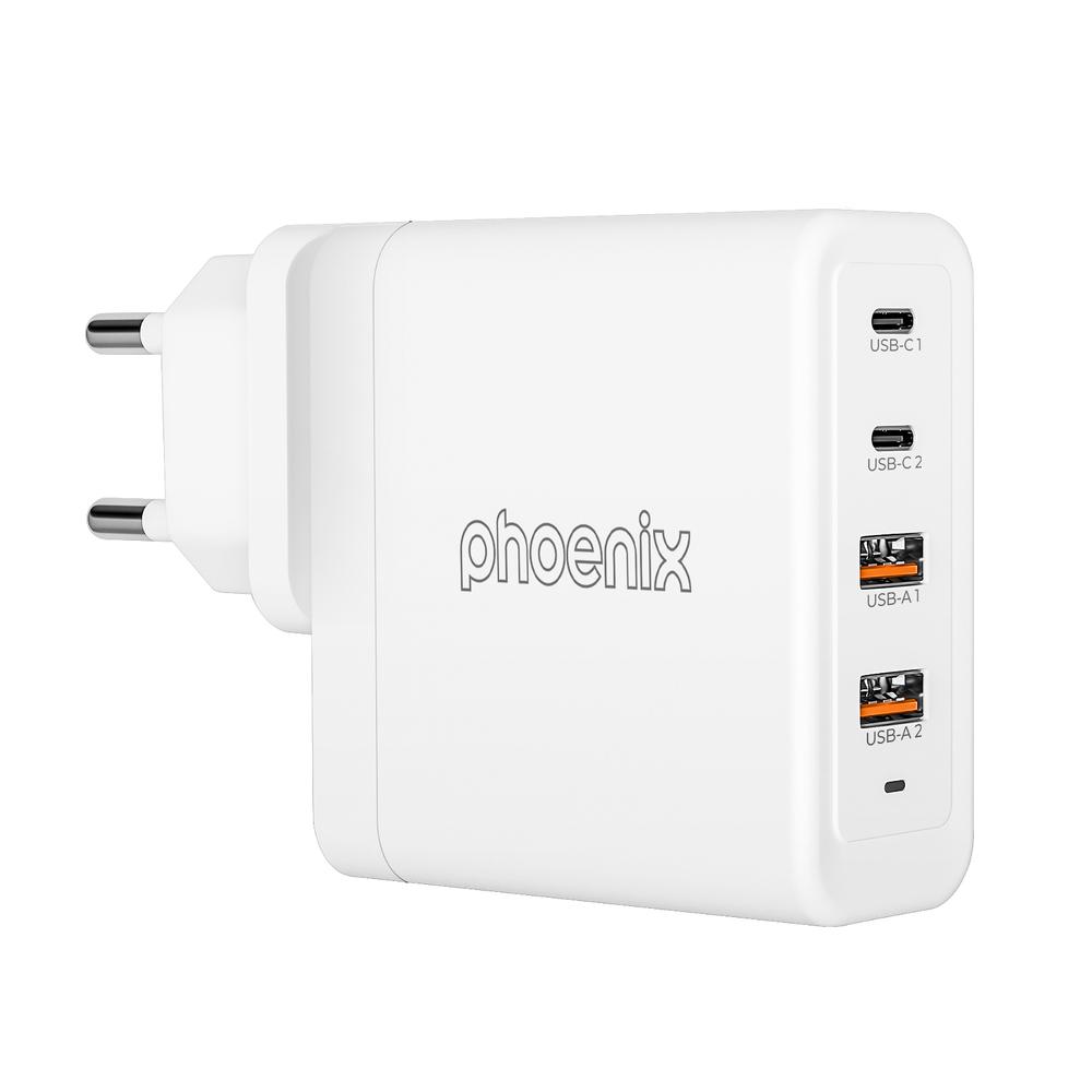 Cargador Tipo C 100W GaN Phoenix Universal para Portatil Tablet o Smartphone Carga rapida