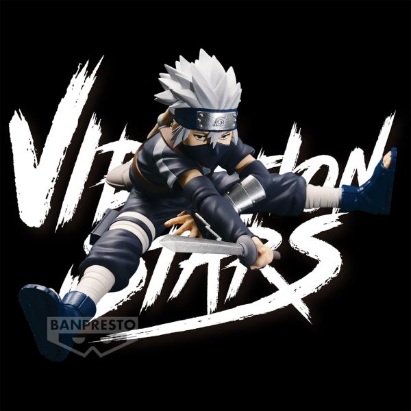 FIGURA BANPRESTO NARUTO SHIPPUDEN VIBRATION STARS KAKASHI HATAKE III 8CM