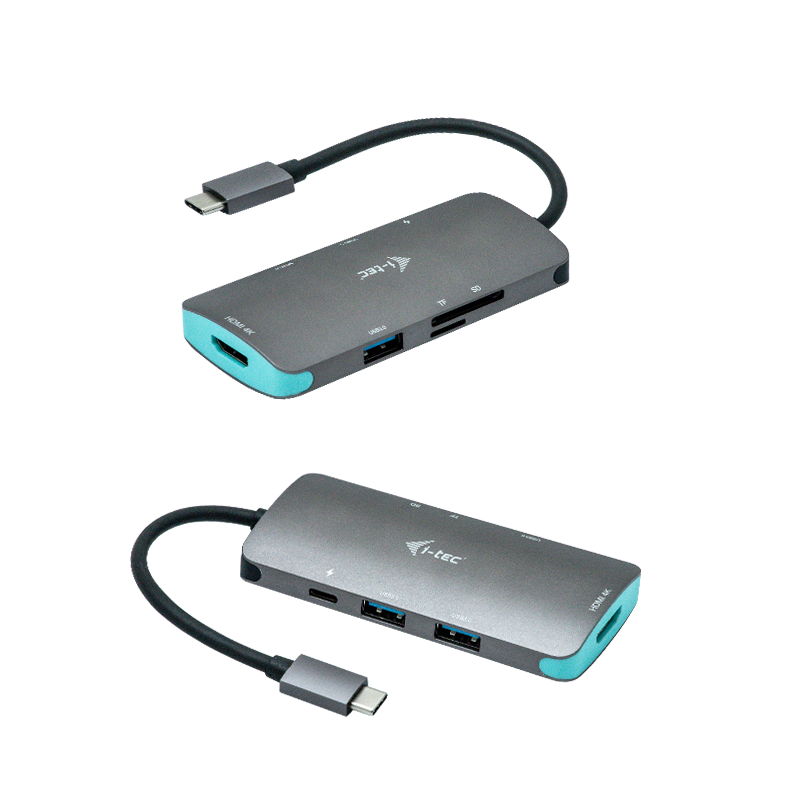 DOCKING STATION I-TEC USB-C + POWER DELIVERY 100W DISEÑO NANO