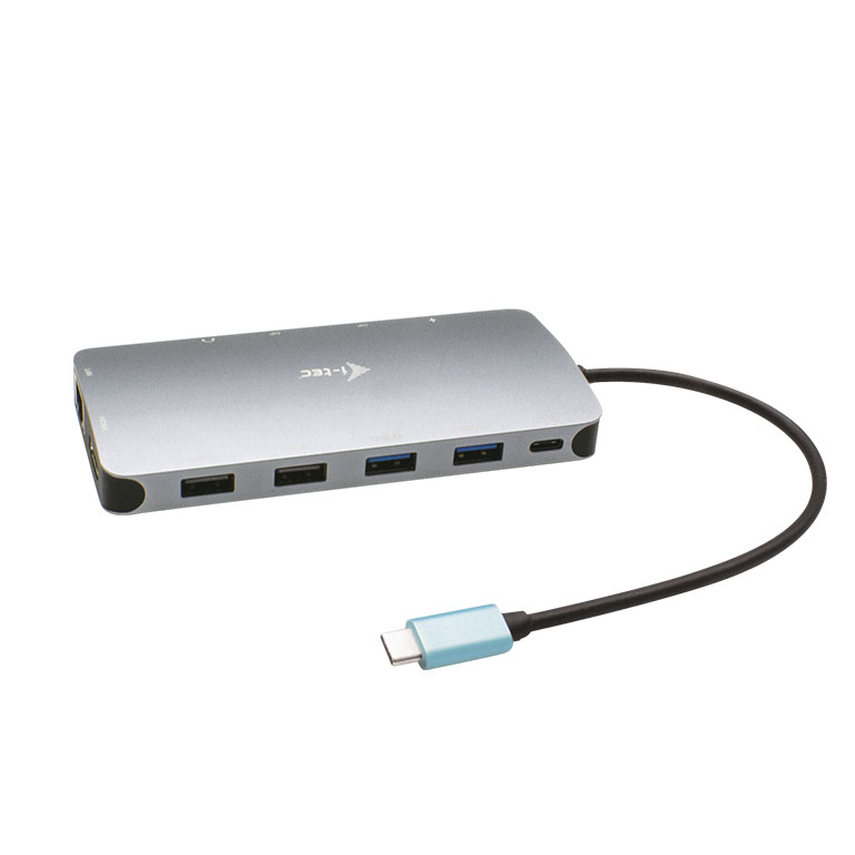 NANO DOCKING STATION I-TEC USB-C 3X FHD CON HDMI/2X DISPLAYPORT + LAN POWER DELIVERY 100W