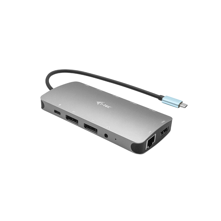 NANO DOCKING STATION I-TEC USB-C 3X FHD CON HDMI/2X DISPLAYPORT + LAN POWER DELIVERY 100W