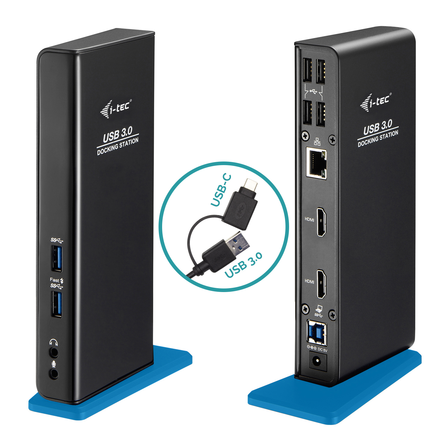 DOCKING STATION UNIVERSAL I-TEC USB 3.0/USB-C 2X HDMI