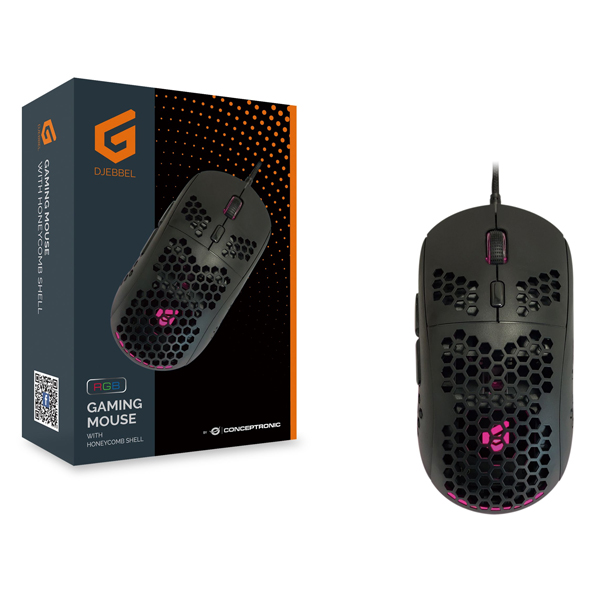 MOUSE RATON GAMING CONCEPTRONIC DJEBBEL04B USB / 6400DPI