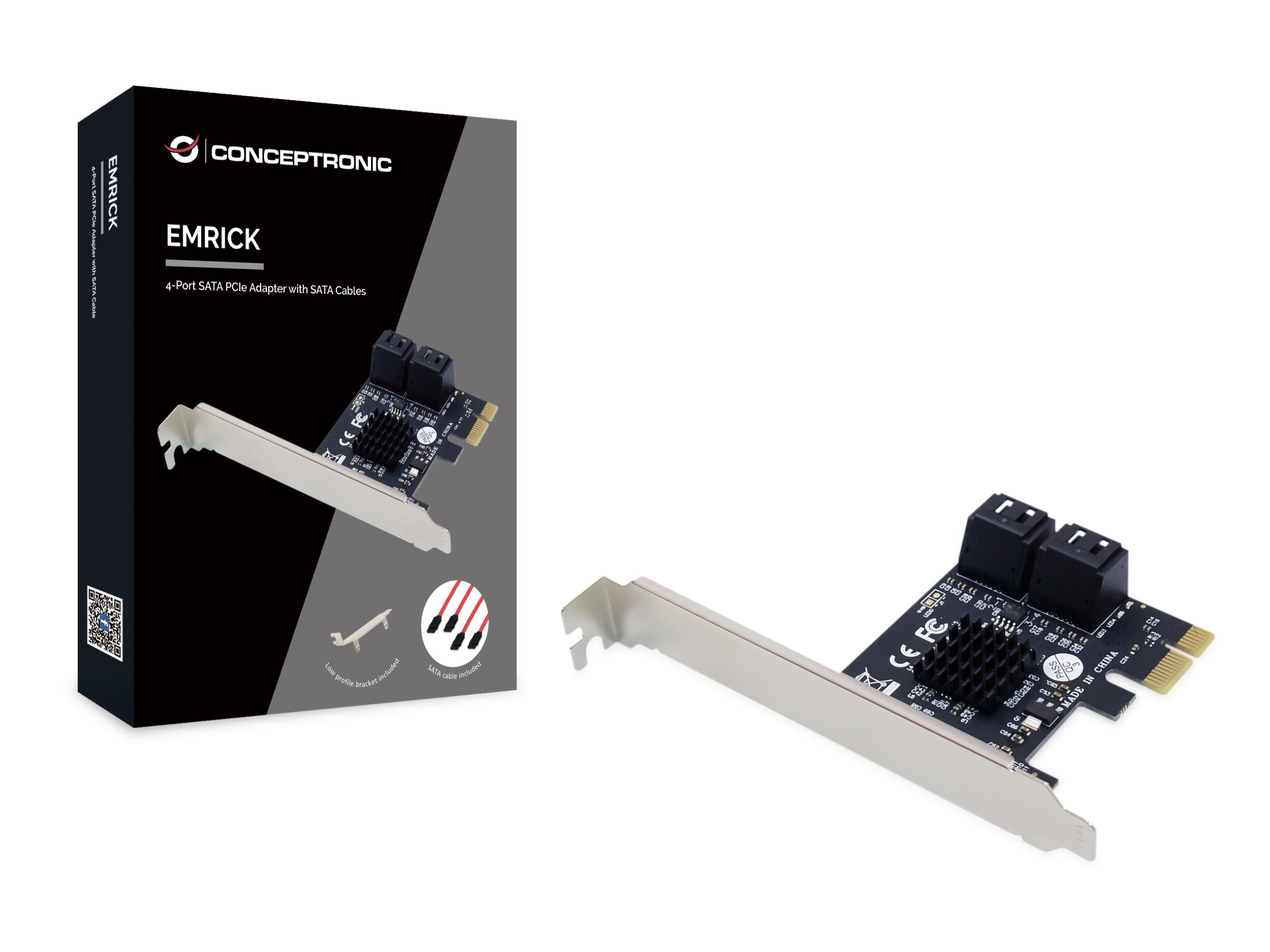 TARJETA CONTROLADORA CONCEPTRONIC EMRICK03G PCI EXPRESS / 4 X SATA 3