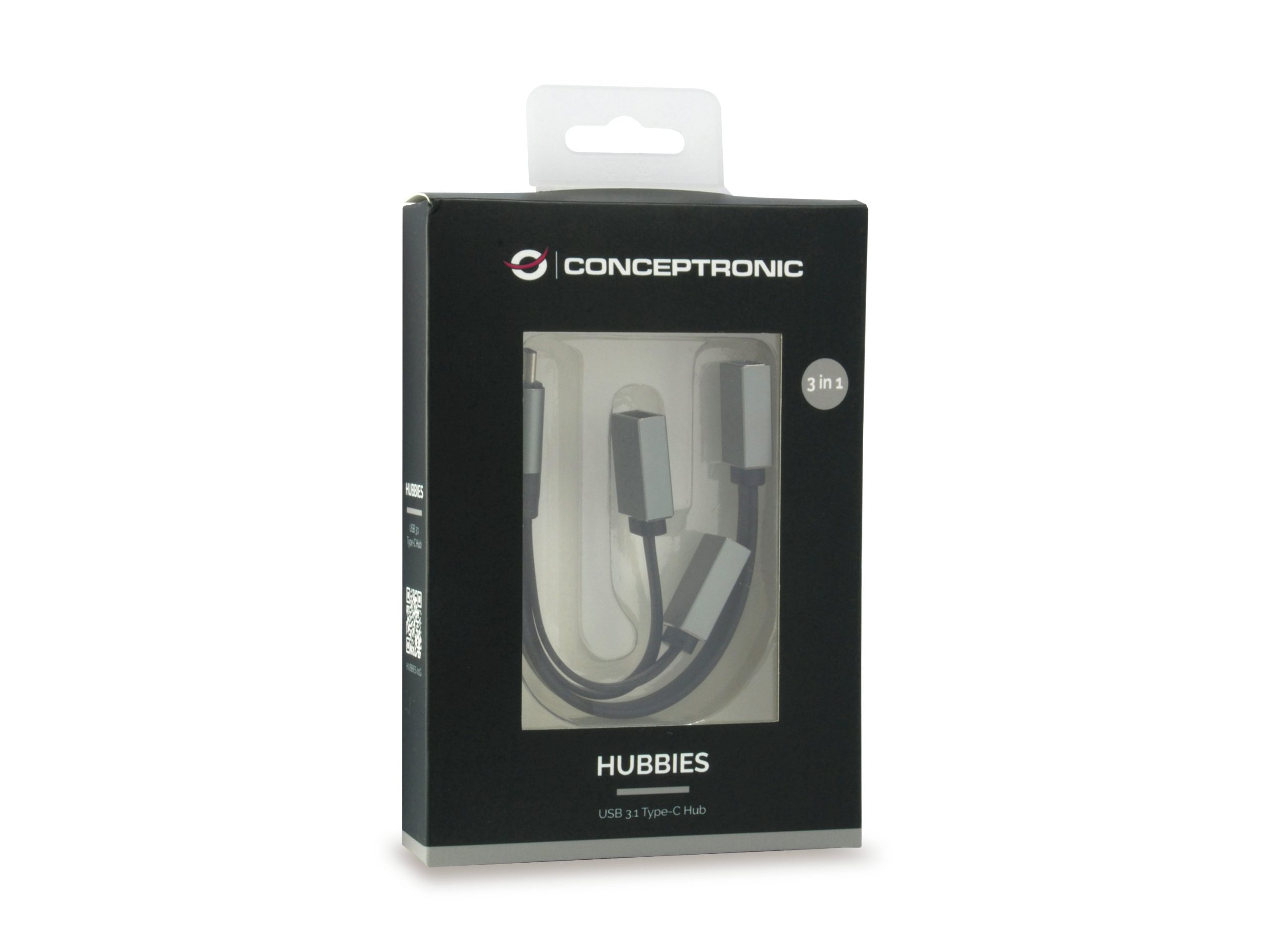 HUB USB TIPO C CONCEPTRONIC HUBBIES01G 1 X USB 3.0 / 2 X USB 2.0