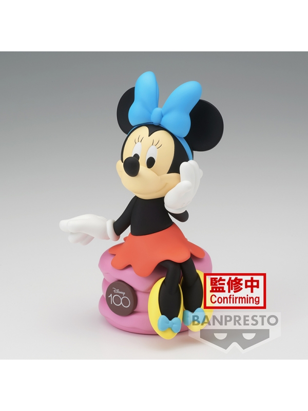 FIGURA BANPRESTO DISNEY CHARACTERS SOFUBI 100TH ANNIVERSARY MINNIE MOUSE 11CM