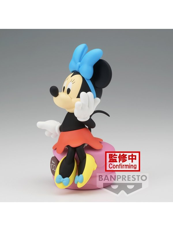 FIGURA BANPRESTO DISNEY CHARACTERS SOFUBI 100TH ANNIVERSARY MINNIE MOUSE 11CM