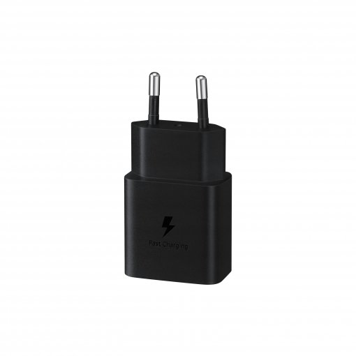 CARGADOR SAMSUNG USB TIPO-C 15W SIN CABLE NEGRO EP-T1510