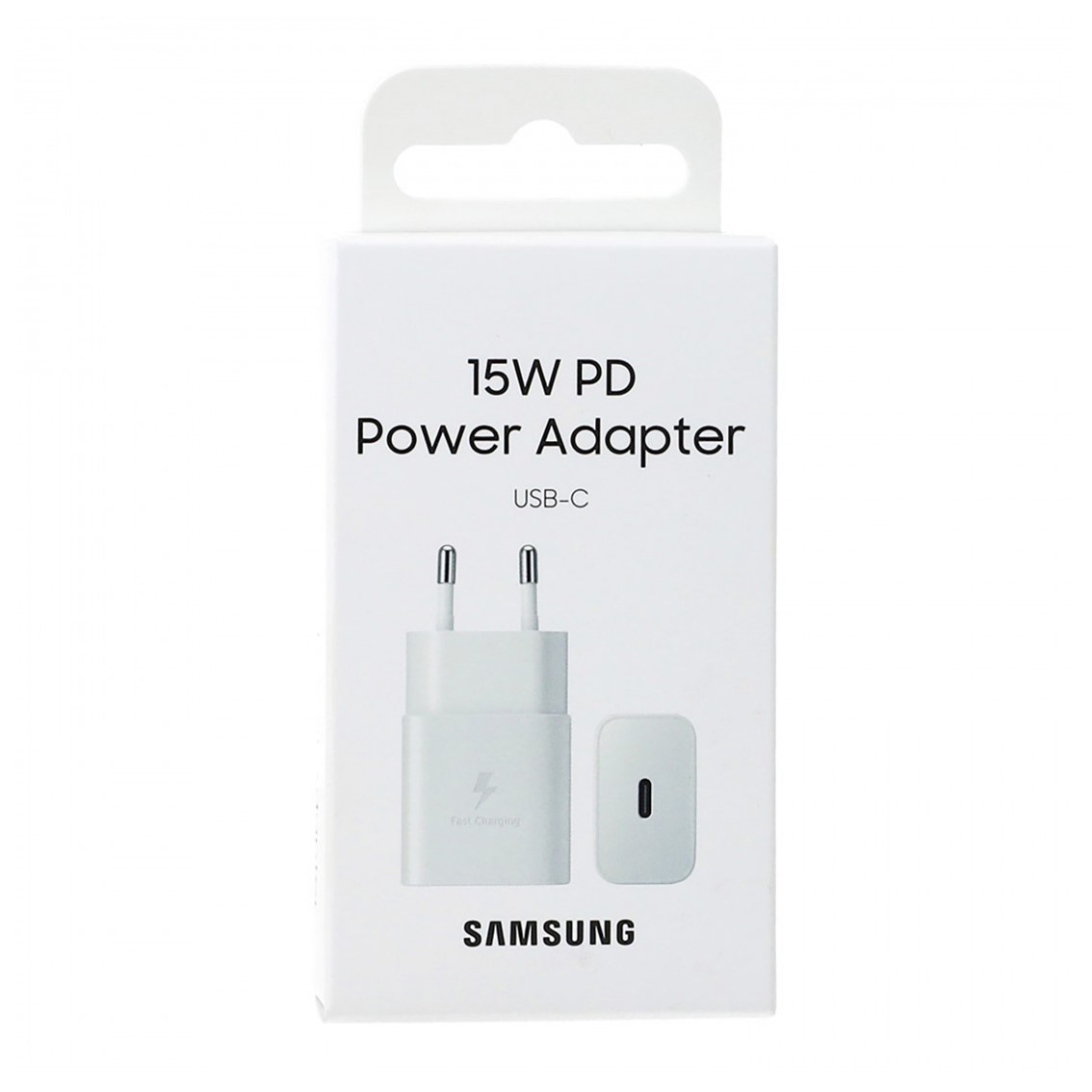 CARGADOR SAMSUNG USB TIPO-C 15W SIN CABLE BLANCO EP-T1510