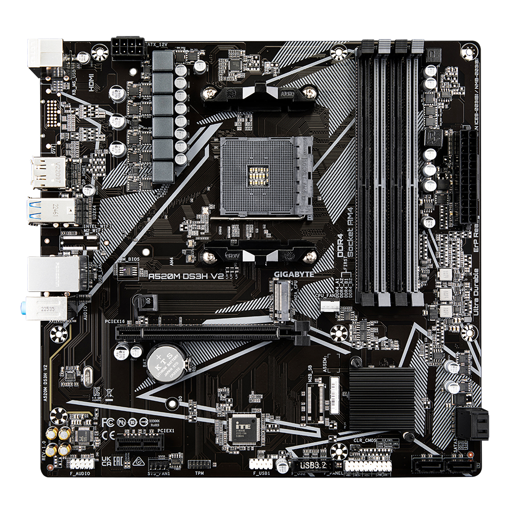 PLACA BASE GIGABYTE BASE A520M DS3H V2 MATX AM4