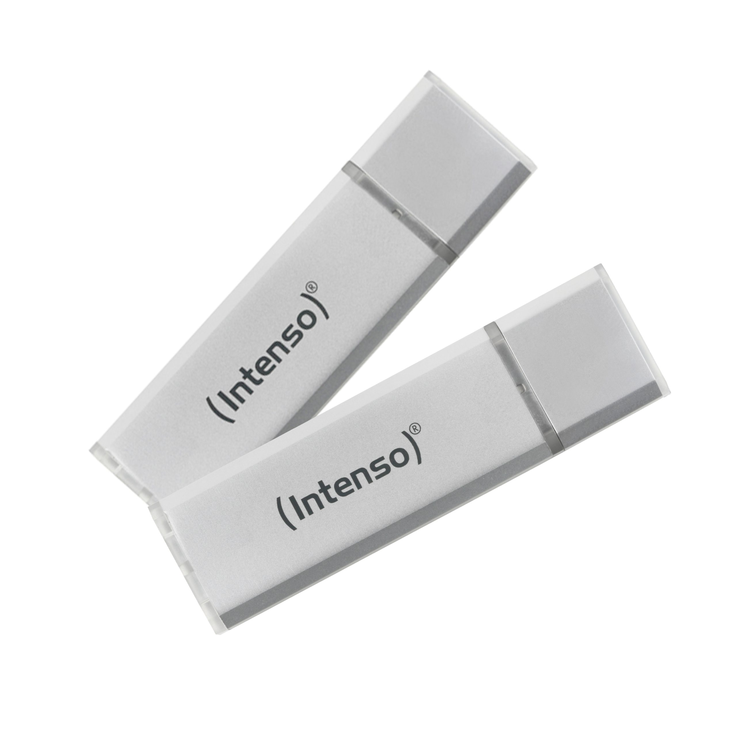 MEMORIA USB 3.2 INTENSO ULTRA 64GB PACK 2 UNIDADES ALUMINIO