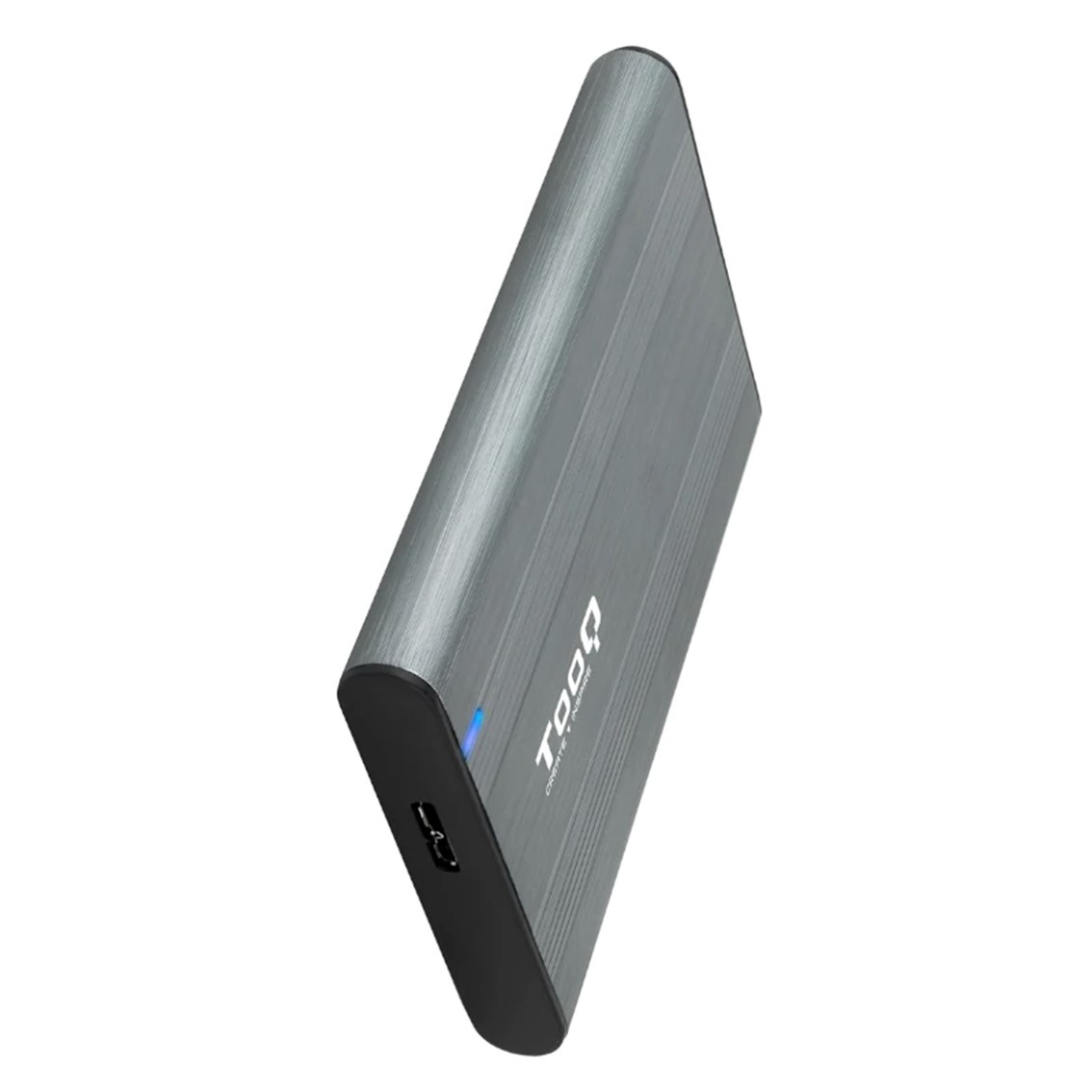 CARCASA DISCO DURO TOOQ TQE-2503G PARA SSD 2.5" USB TIPO B NEGRA