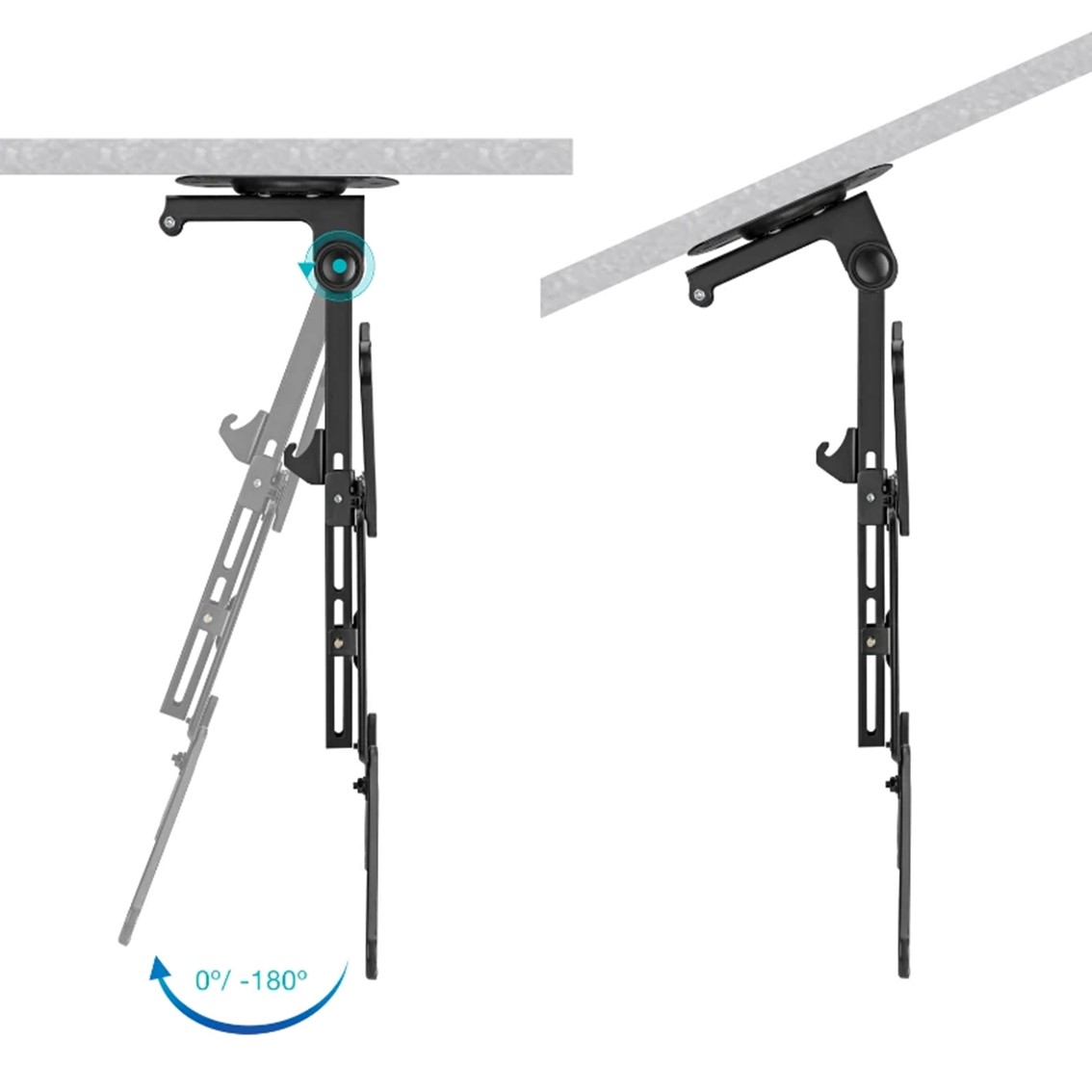 SOPORTE TECHO TOOQ HASTA 55" 400X400 MAX 20KG