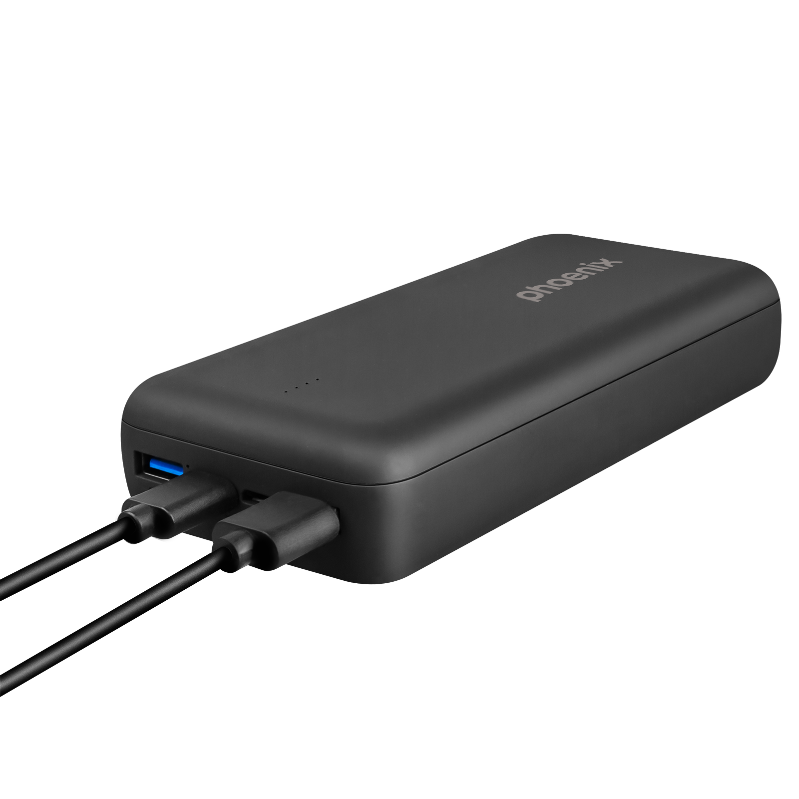 Phoenix Powerbank bateria externa 20000mAh con 2 USB Carga Rapida y 1 USB tipo C PD