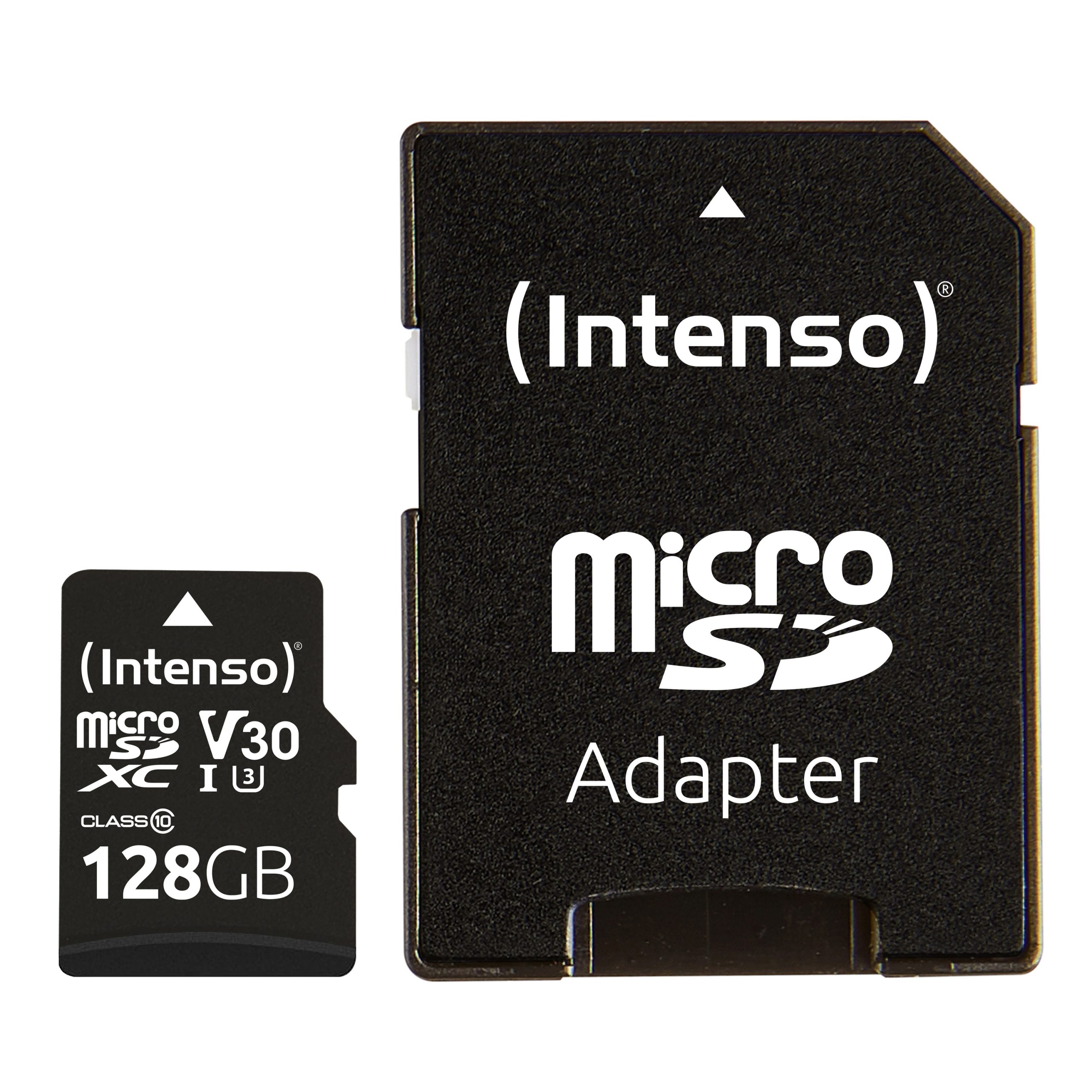 TARJETA MEMORIA MICRO SD INTENSO 128GB PROFESIONAL V30 + ADAPTADOR SD