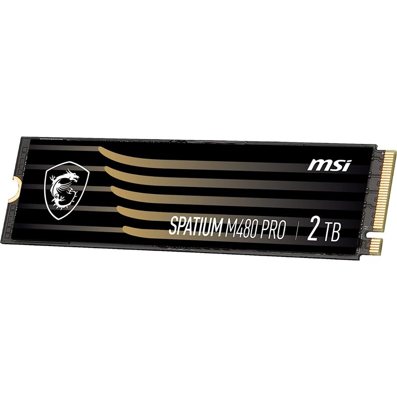 DISCO DURO INTERNO SOLIDO SSD MSI SPATIUM M480 M2 NVME 2TB PCIE4