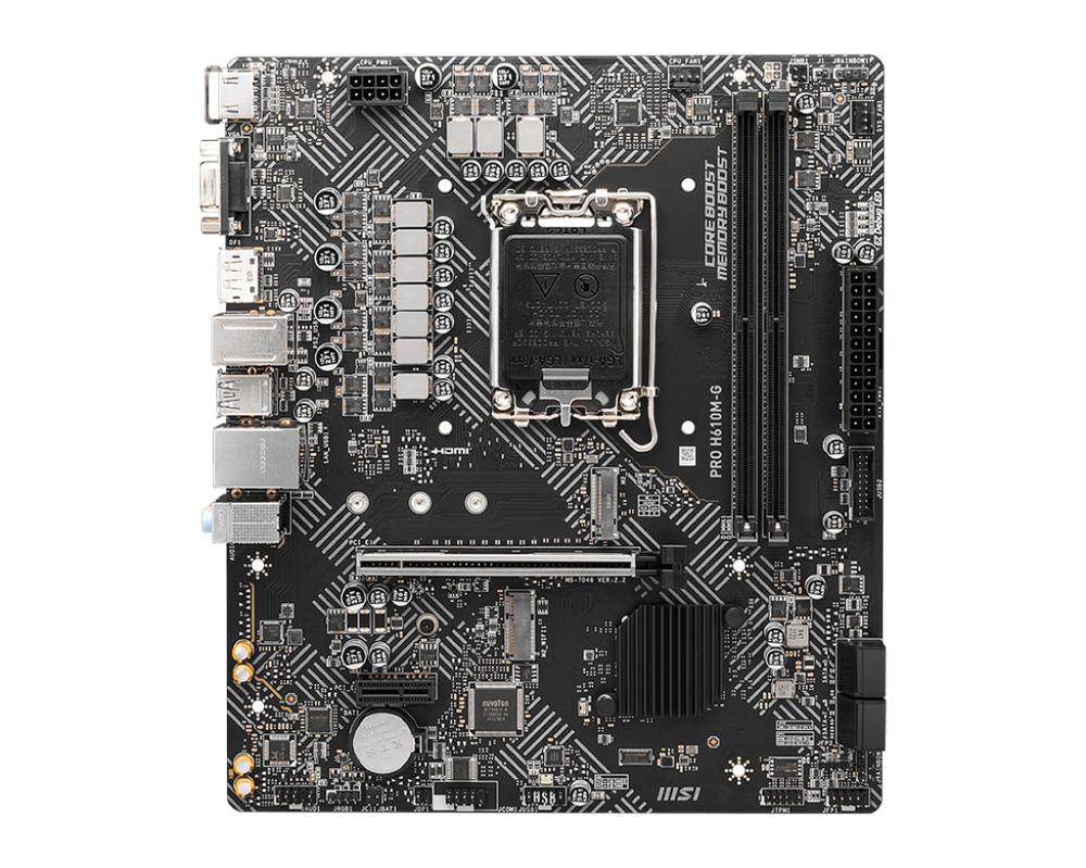 PLACA BASE MSI 1700 H610M-G DDR5 MATX