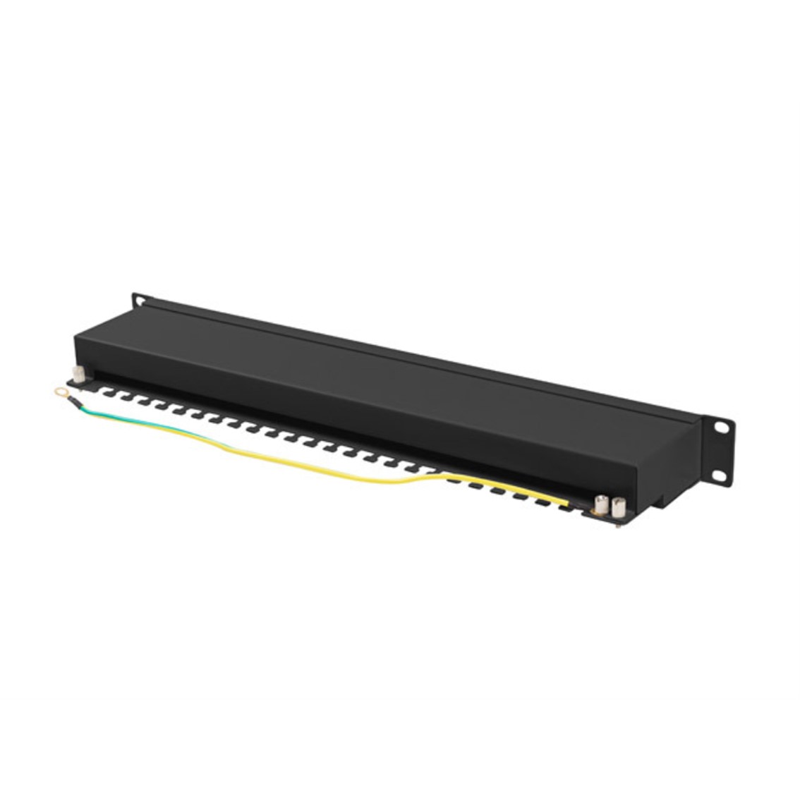 PATCH PANEL LANBERG 24 PUERTOS 1U CAT.6A FTP 19" NEGRO