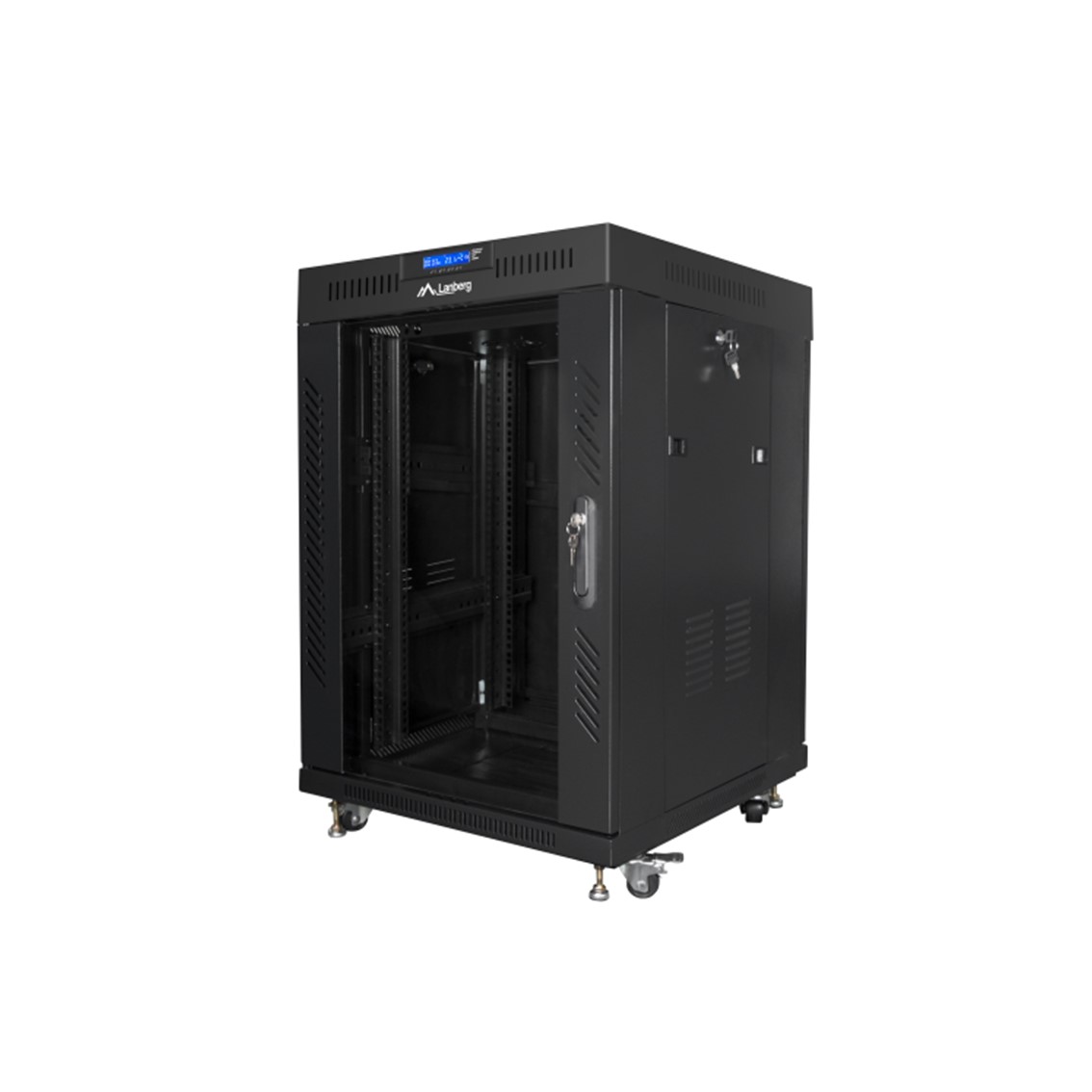 ARMARIO LANBERG RACK 19" 15U 600X600 NEGRO