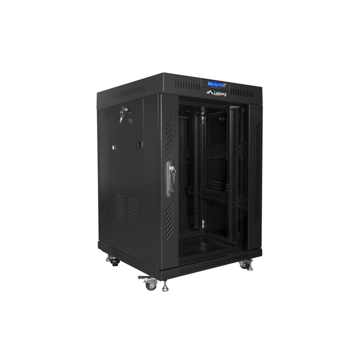 ARMARIO LANBERG RACK 19" 15U 600X600 NEGRO