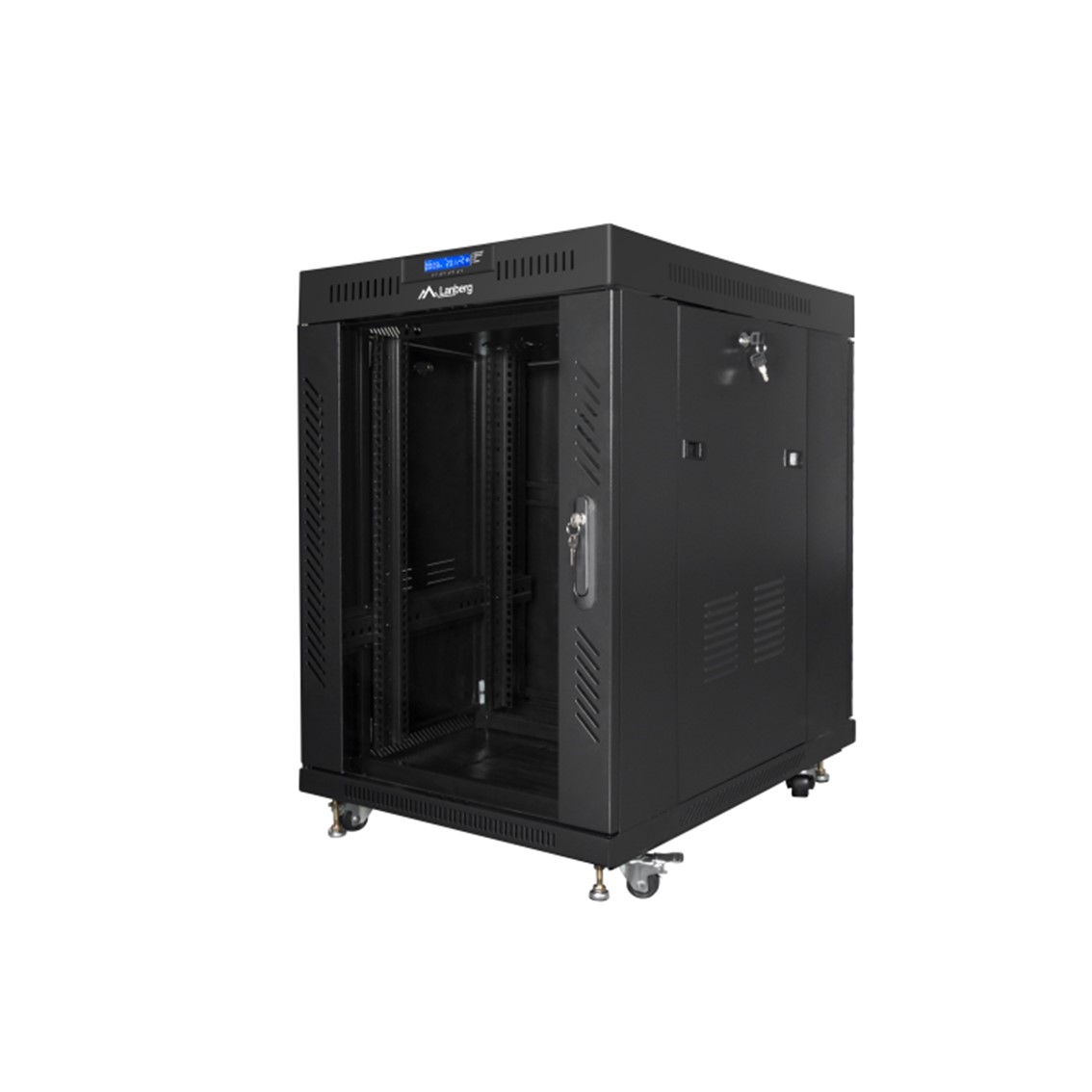 ARMARIO LANBERG RACK 19" 15U 600X800 NEGRO
