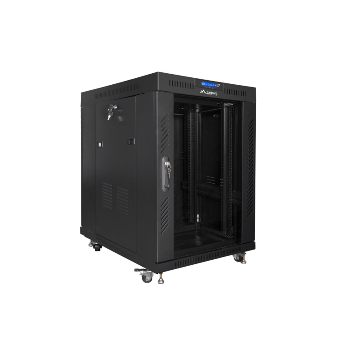 ARMARIO LANBERG RACK 19" 15U 600X800 NEGRO