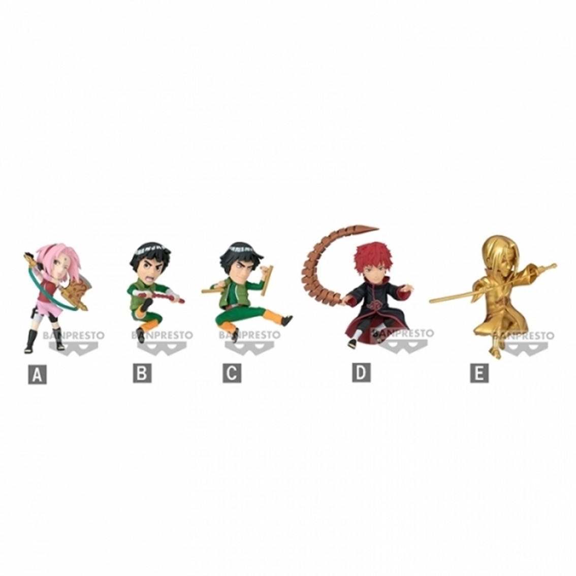 FIGURA BANPRESTO NARUTO WORLD COLLECTABLE FIGURE NARUTOP99 VOL.4 7CM