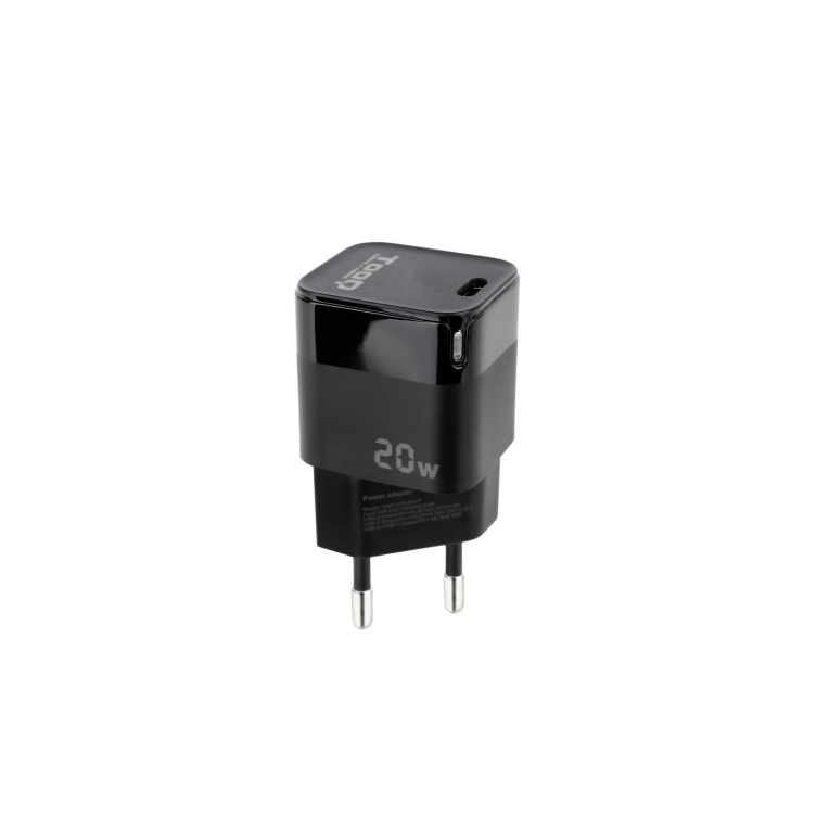 CARGADOR PARED TOOQ USB-C PD 20W NEGRO
