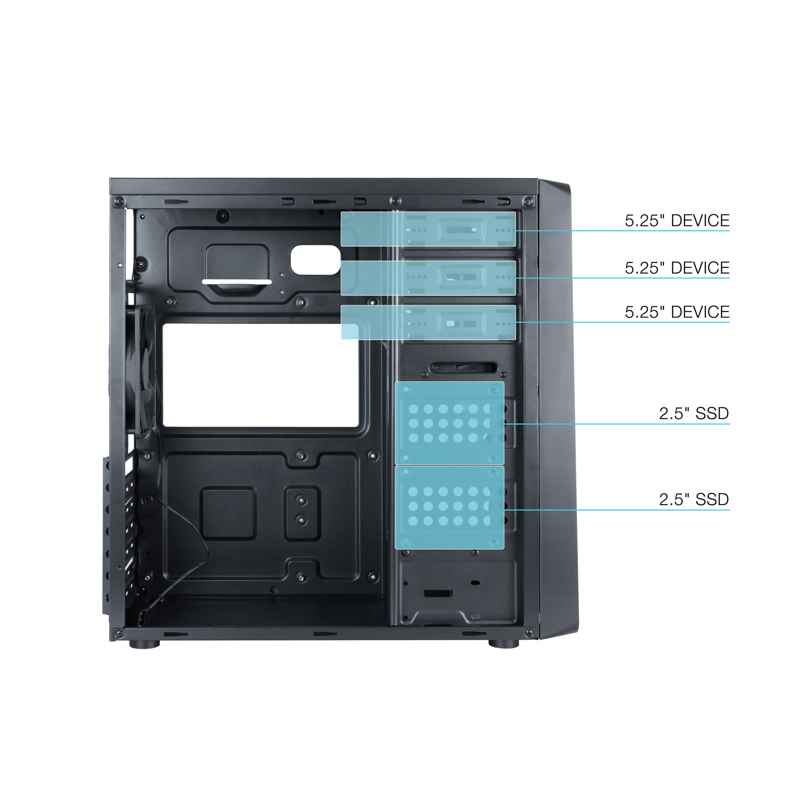 CAJA ORDENADOR TOOQ TQC-5701U3C-B ATX