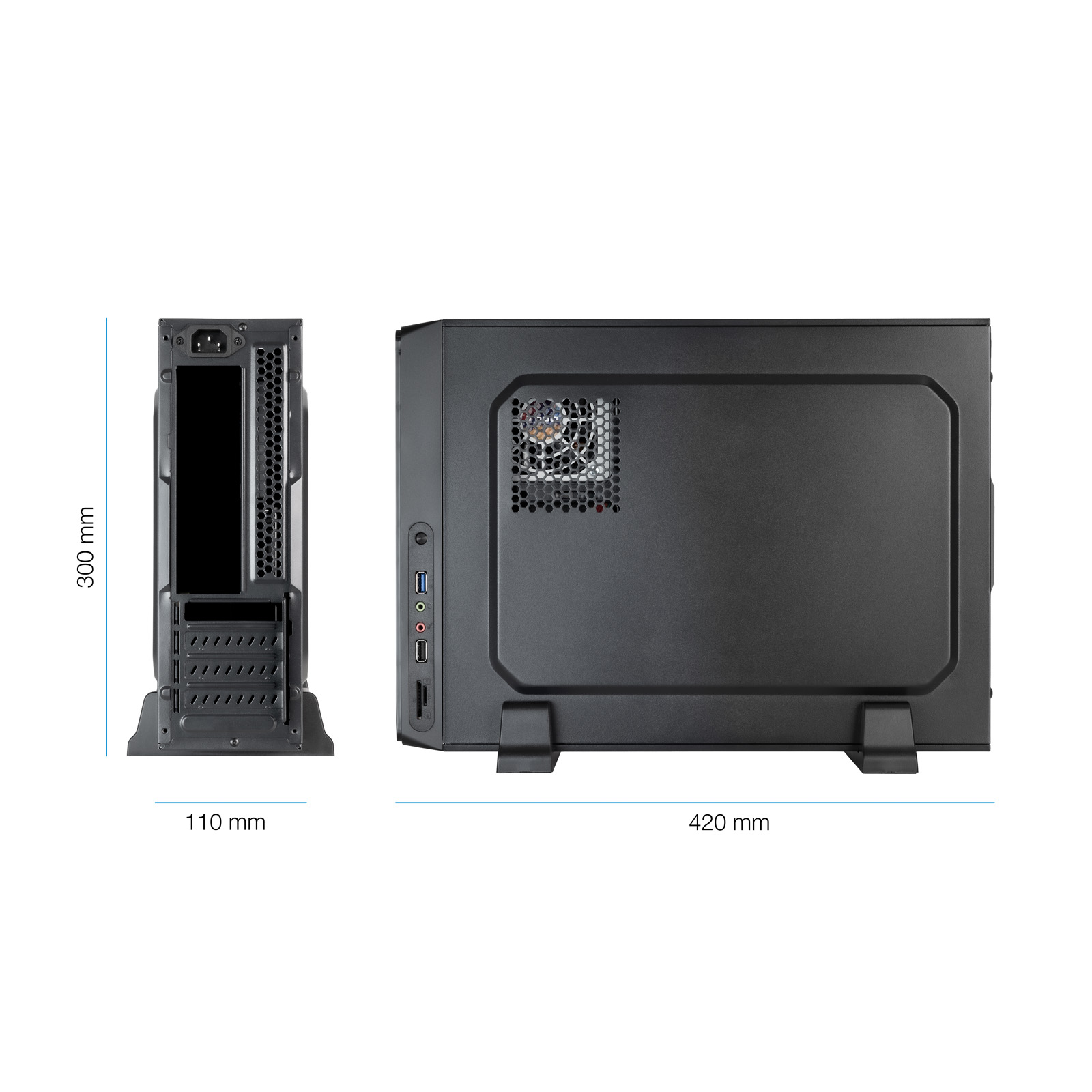 CAJA ORDENADOR TOOQ TQC-3007U3CD M-ATX 500W