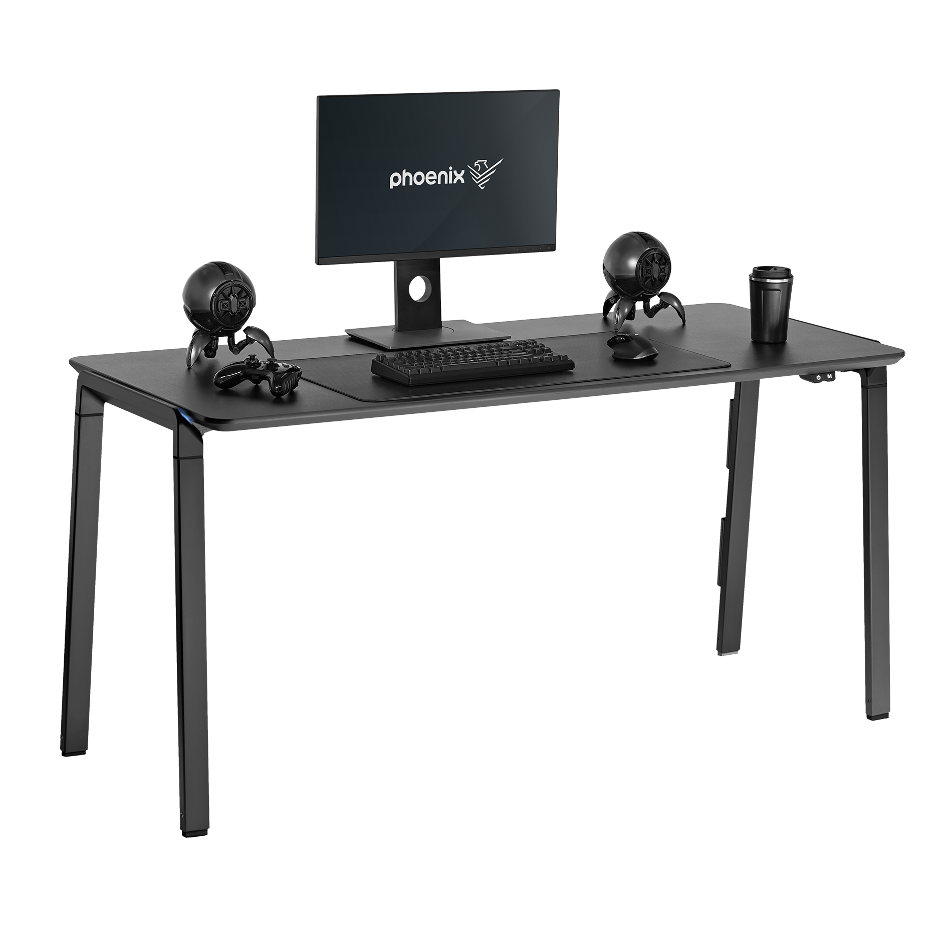 Phoenix Horizon Mesa Escritorio Gaming XL 150cm x 65cm Luces RGB