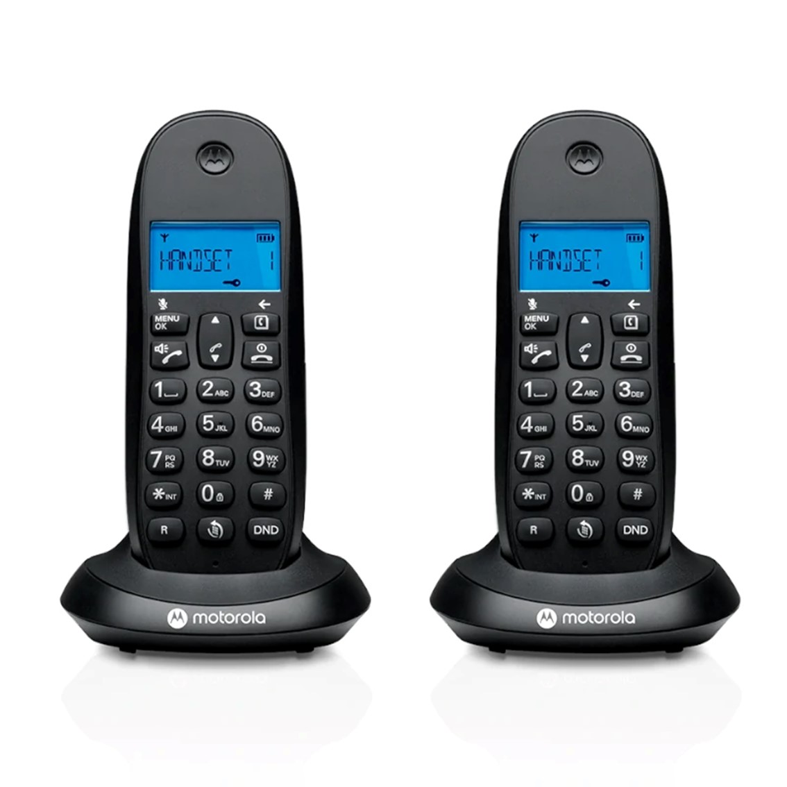 TELEFONO FIJO INALAMBRICO MOTOROLA C1002 CB+ NEGRO
