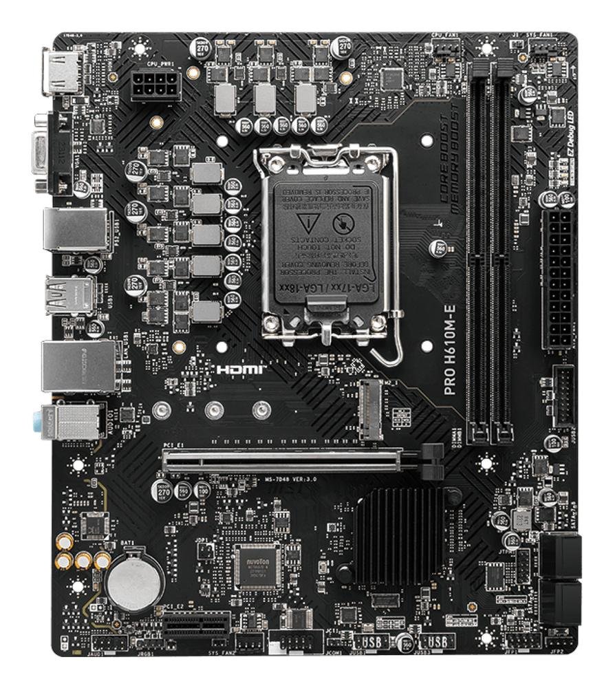 PLACA BASE MSI PRO H610M-E 1700 DDR5