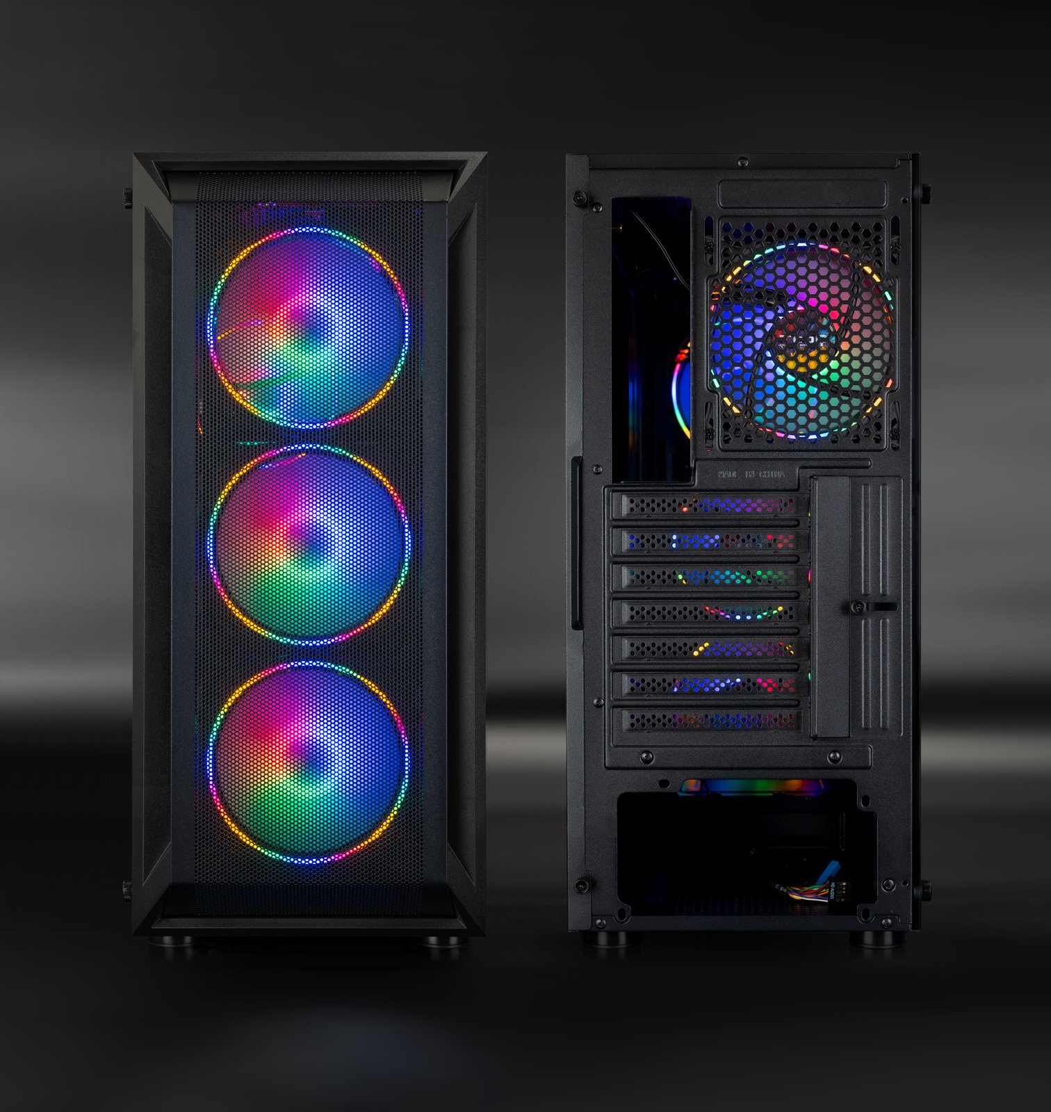 CAJA SEMITORRE GAMING TOOQ TQGCC101-B RAGNAROK NEGRA
