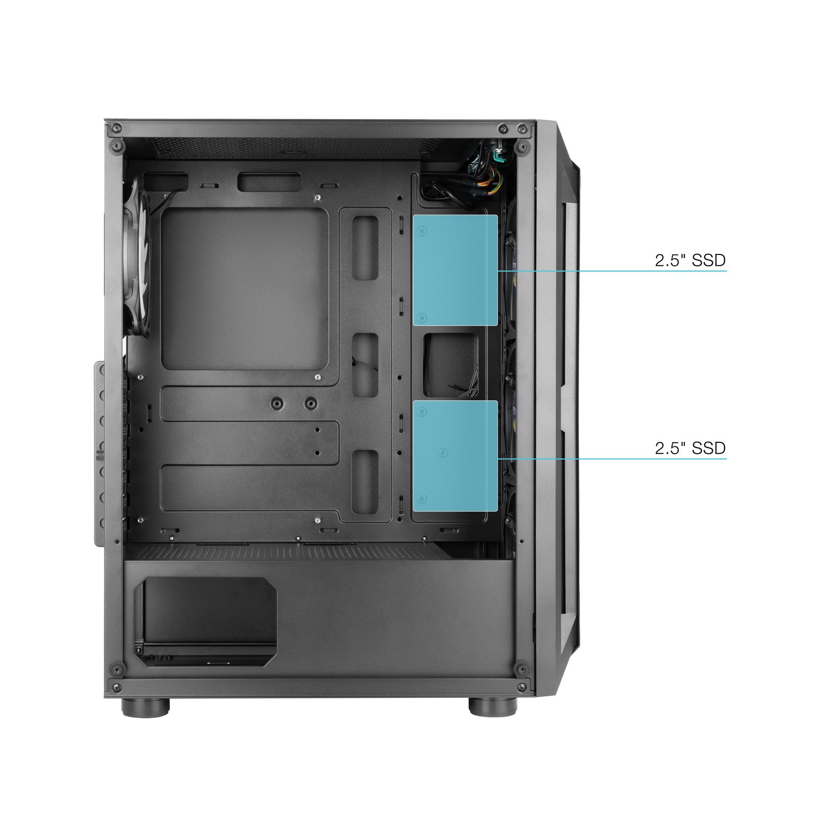 CAJA SEMITORRE GAMING TOOQ TQGCC101-B RAGNAROK NEGRA