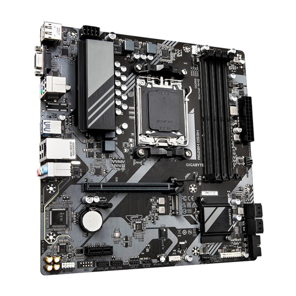 PLACA BASE GIGABYTE A620M DS3H AM5 MICRO ATX 4 X DDR5