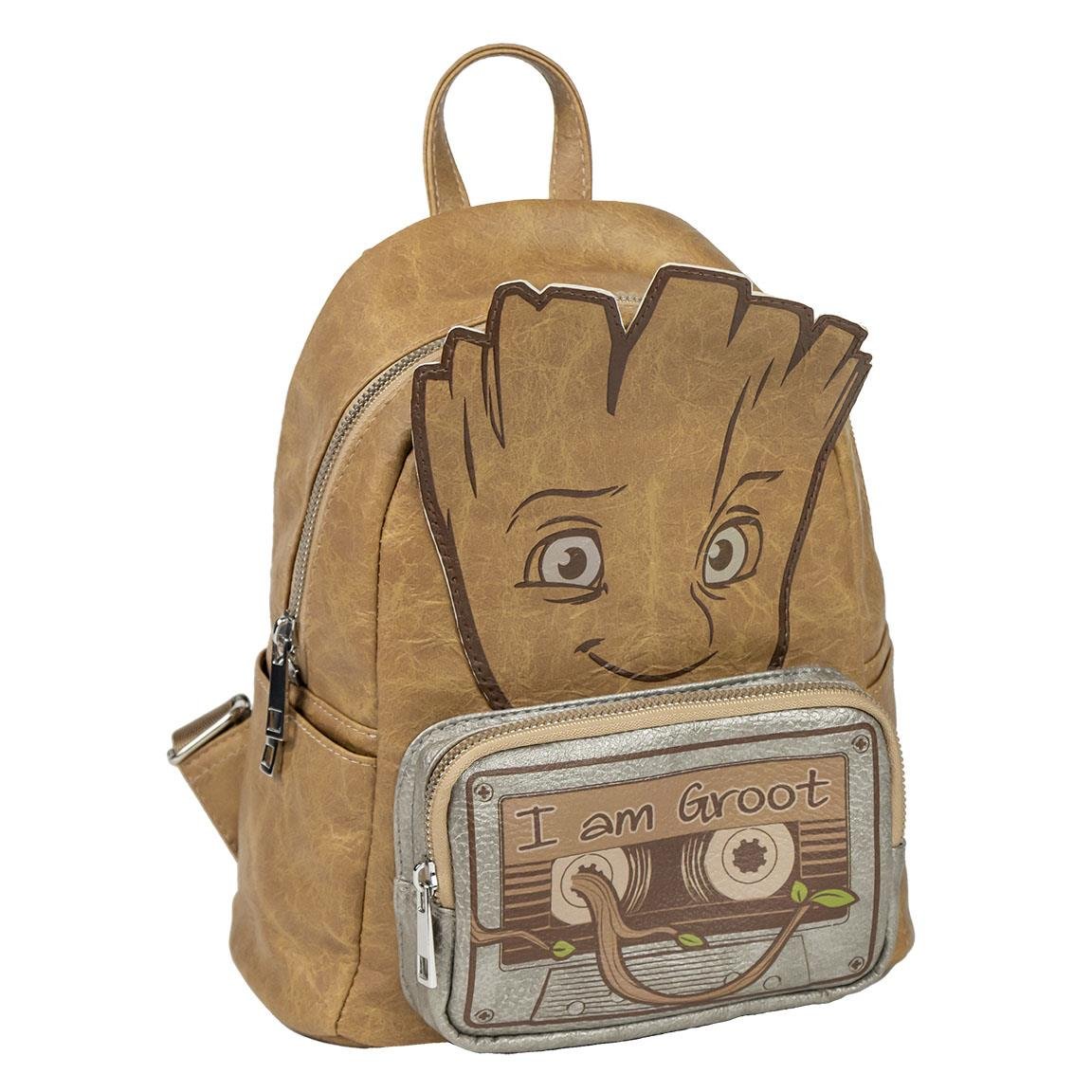 MOCHILA CASUAL MODA APLICACIONES GUARDIANS OF THE GALAXY GROOT