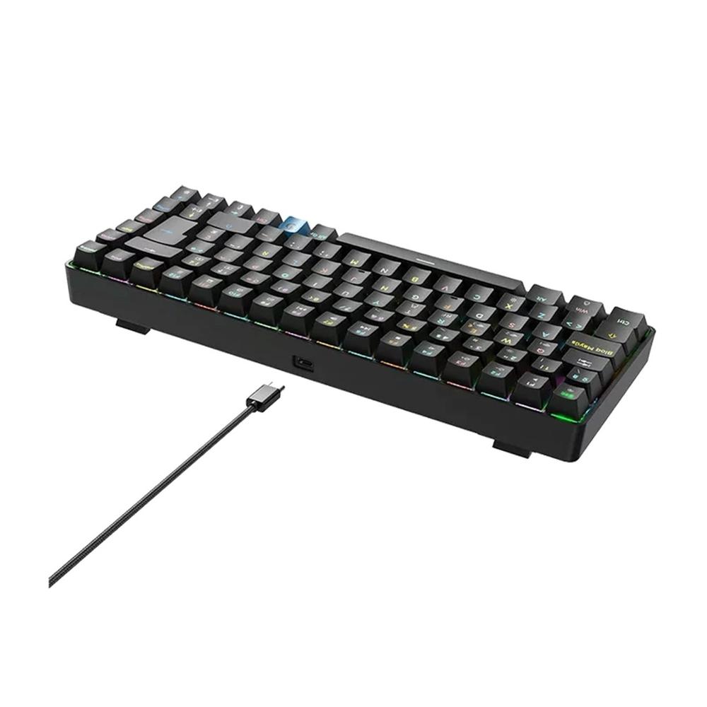 TECLADO GAMING HIDITEC GM1K SWITCHES RED NEGRO