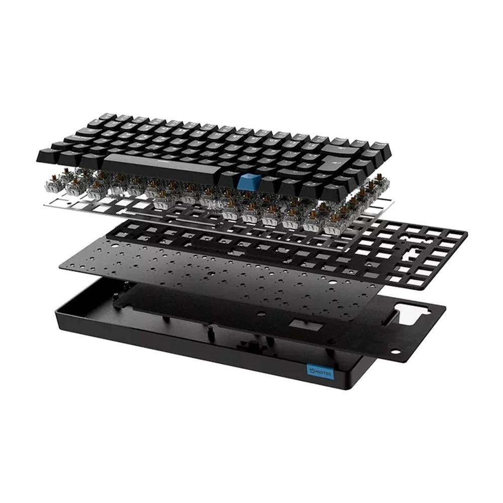 TECLADO GAMING HIDITEC GM1K SWITCHES BROWN NEGRO