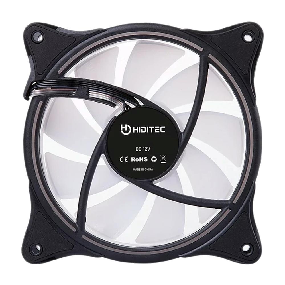 VENTILADOR CAJA GAMING HIDITEC ARGB-N-18 120MM NEGRO