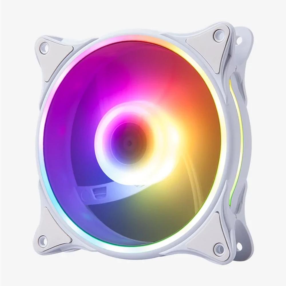 VENTILADOR CAJA GAMING HIDITEC ARGB-N-18 120MM BLANCO