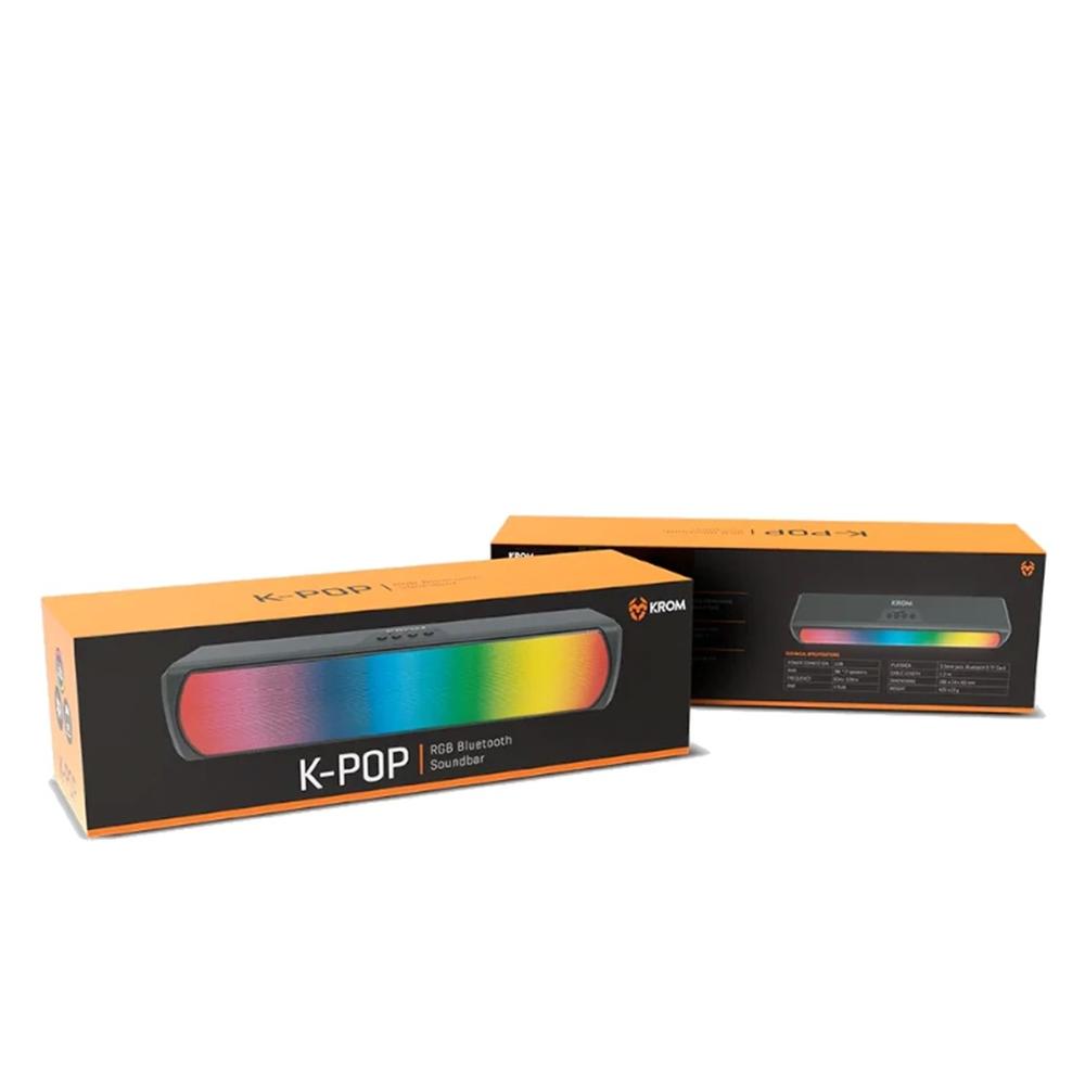 BARRA DE SONIDO BLUETOOTH KROM K-POP RGB